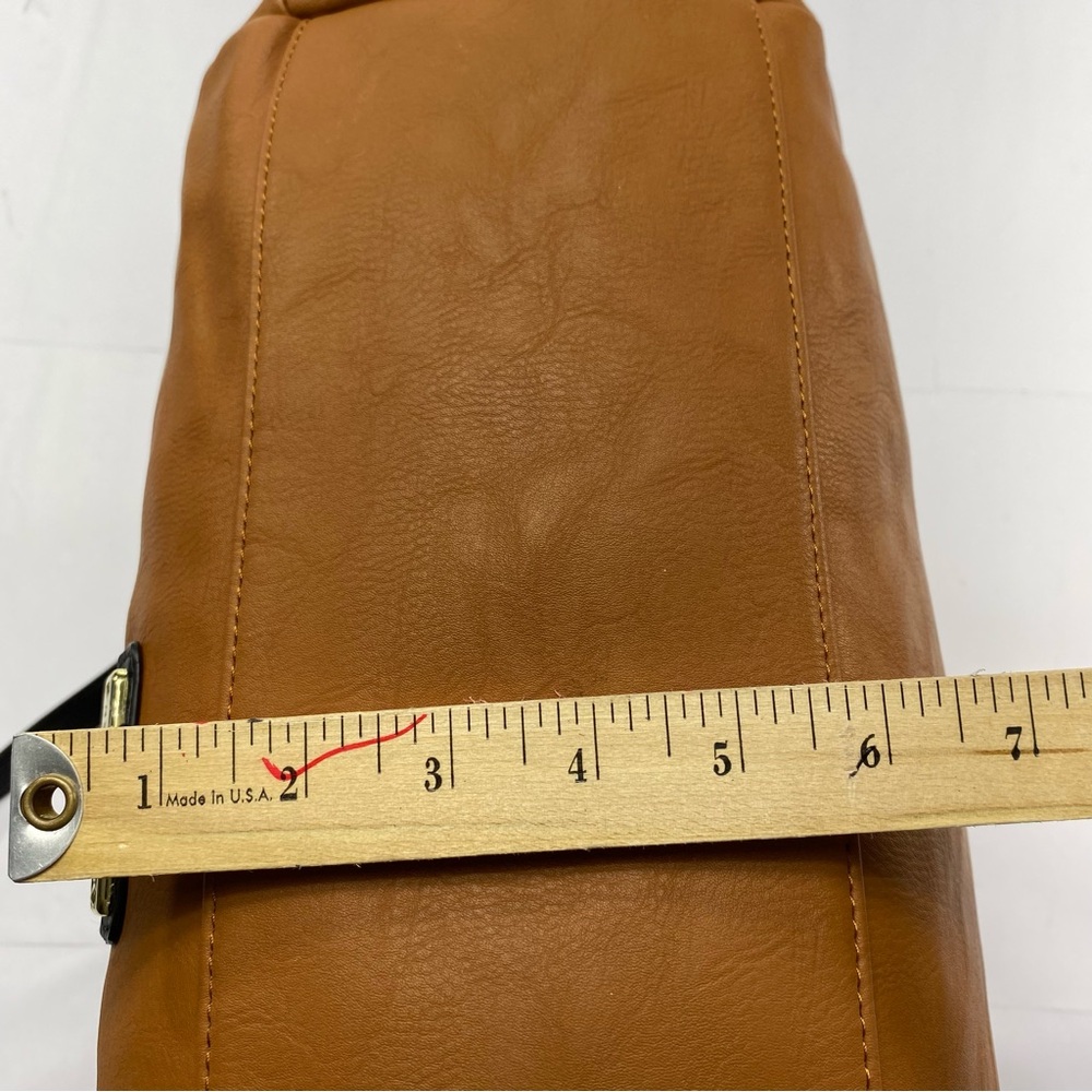 STEVE MADDEN Brown Shoulder Bag Purse Faux Leather - Picture 11 of 15
